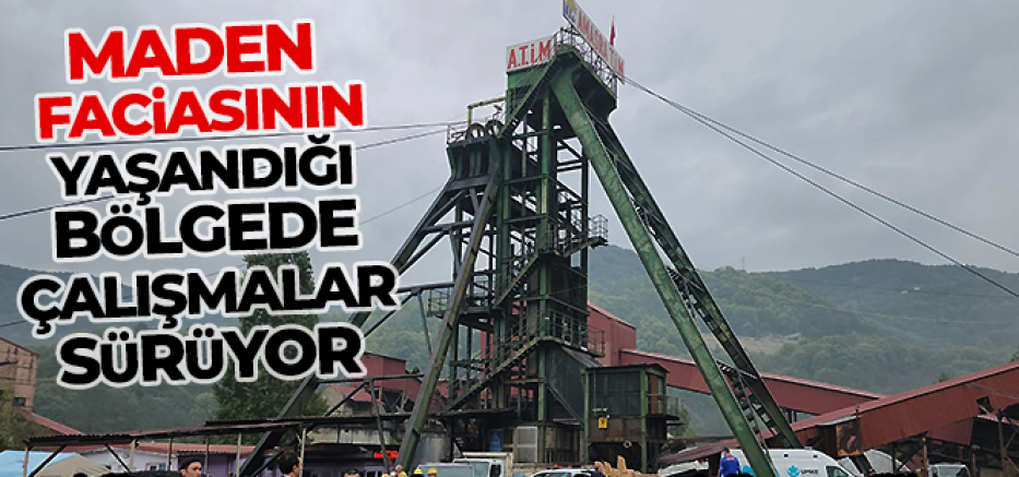 41 kişinin hayatını kaybettiği madende onarım ve tahliye işlemleri başladı