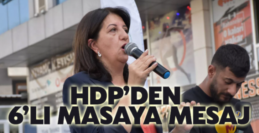 HDP'den sürpriz Cumhurbaşkanı adayı çıkışı! 