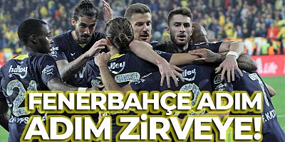 Fenerbahçe 3 puanı 3 golle aldı!